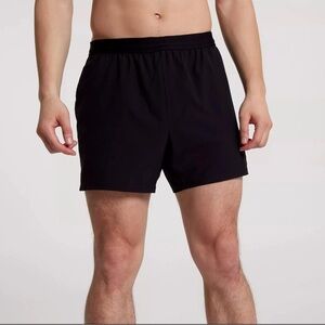 VRST Men's 5” Inseam Accelerate Running Boxer Brief Short, XXL, Pure Black NWT